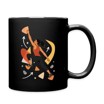 Motivation au bloc – Mouvement ascendant - Mug uni - noir - Droite