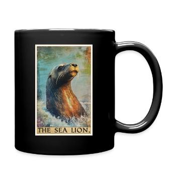 Sea Lions Sea Lion - Full Colour Mug - black - Right