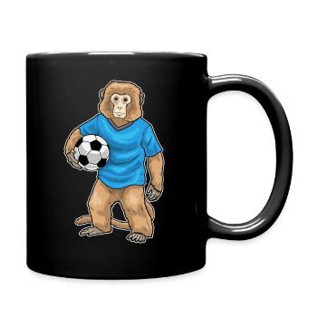 Gardien de but singe Sports de football - Mug uni - noir - Droite