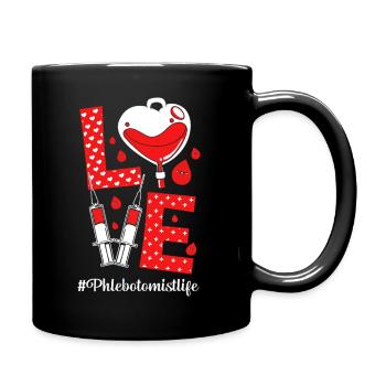 Don de sang Donneur de sang - Mug uni - noir - Droite
