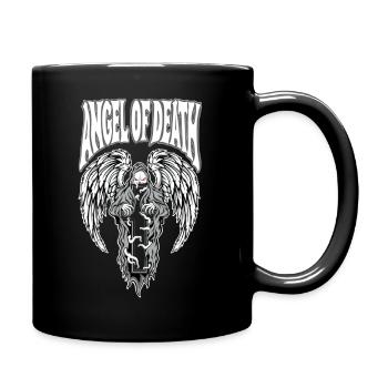 Todesengel Gotik-Emblem - Tasse einfarbig - Schwarz - Rechts