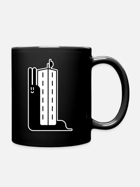 Escargot de bloc - Mug uni - noir