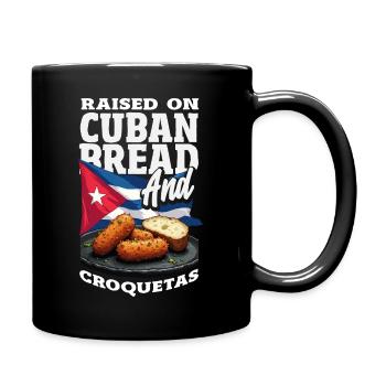 Cuba Pride & Home - Design du drapeau de Cuba - Mug uni - noir - Droite