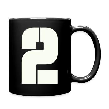 2 - Mug uni - noir - Droite
