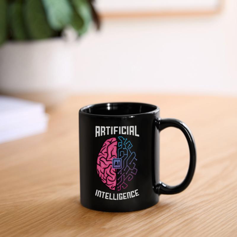 Artificial Intelligence Brain Tech Design Tasse einfarbig