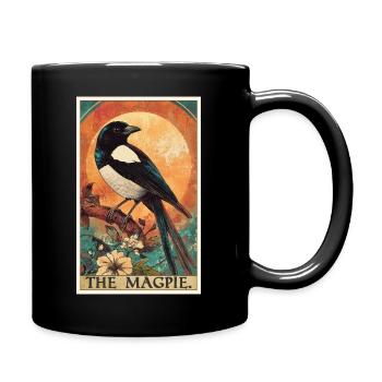 Elstern Elster - Tasse einfarbig - Schwarz - Rechts