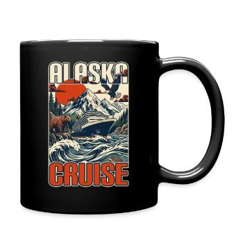 Croisière en Alaska Créer des souvenirs ensemble en famille - Mug uni - noir - Droite