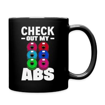 Regardez mon filament d’impression 3D amusant en ABS - Mug uni - noir - Droite