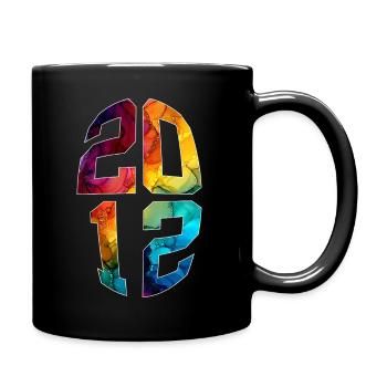 14 YEARS OLD 2012 14TH BIRTHDAY - Full Colour Mug - black - Right