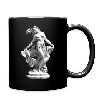 Marble Sculpture Dance Pose - Full Colour Mug - black - Right