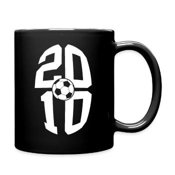 16 ANS DE NAISSANCE EN 2010 FOOTBALL 16E ANNIVERSAIRE - Mug uni - noir - Droite
