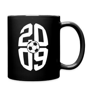 17 ANS DE NAISSANCE 2009 FOOTBALL 17E ANNIVERSAIRE - Mug uni - noir - Droite