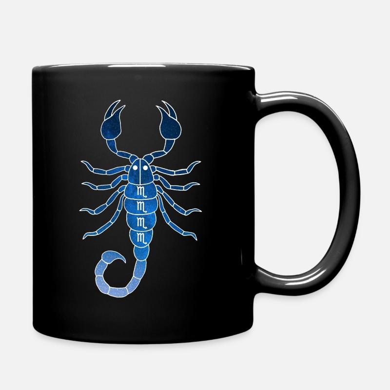 Scorpion et univers - Mug uni - noir