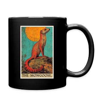 La mangouste de la mangouste - Mug uni - noir - Droite
