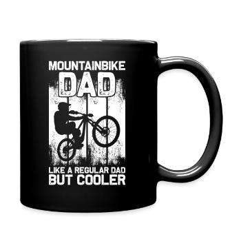 Mountain Bike Dad Bike MTB Downhill - Full Colour Mug - black - Right