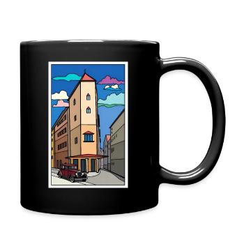 Tower Street Urban Vintage - Mug uni - noir - Droite