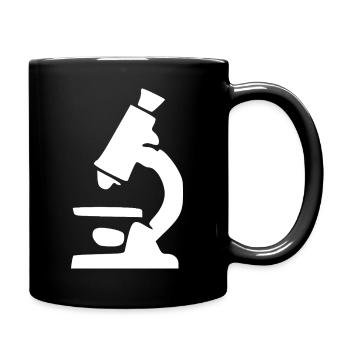 Don du symbole scientifique du microscope - Mug uni - noir - Droite