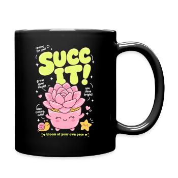 Urban Gardening Succulent lover - Full Colour Mug - black - Right