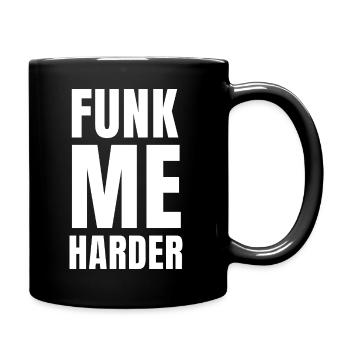 Funkez-moi plus fort - Mug uni - noir - Droite