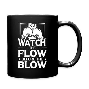 Watch The Flow Boxing Gloves - Full Colour Mug - black - Right