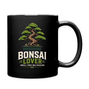 Japanese Bonsai Tree Plant Bonsai Lover Bonsai - Full Colour Mug - black - Right