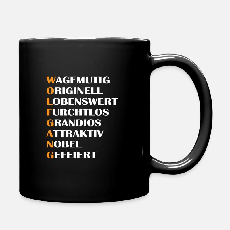 Wolfgang - Tasse einfarbig - Schwarz