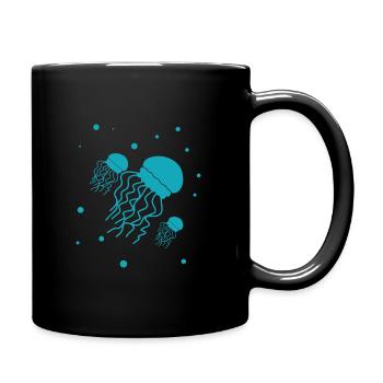 Méduses - Animal marin - Conservation de la nature - Mug uni - noir - Droite