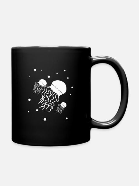 Méduses - conservation des animaux marins vie marine - Mug uni - noir