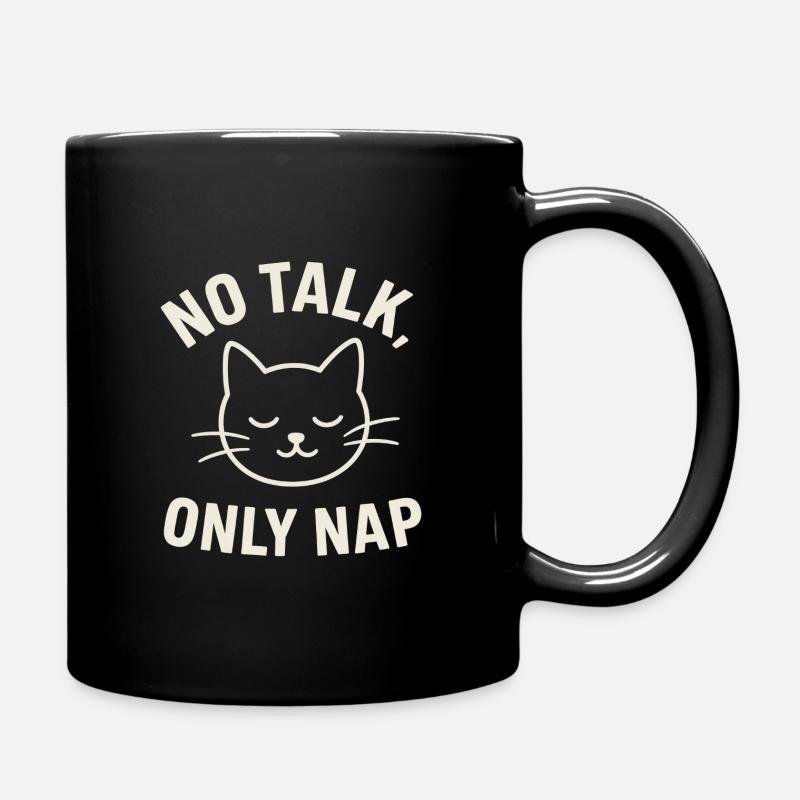 Sieste – Chat - Mug uni - noir