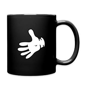 hand comic 02 - Tasse einfarbig - Schwarz - Rechts