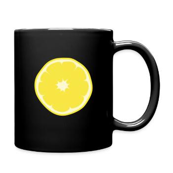 Citron - Mug uni - noir - Droite