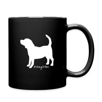 beagle love - Full Colour Mug - black - Right