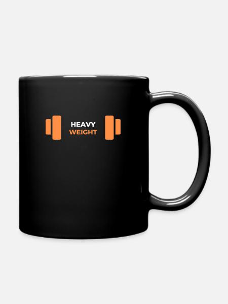 heavy weight - Tasse einfarbig - Schwarz