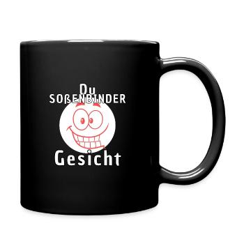 You sauce maker face - Full Colour Mug - black - Right
