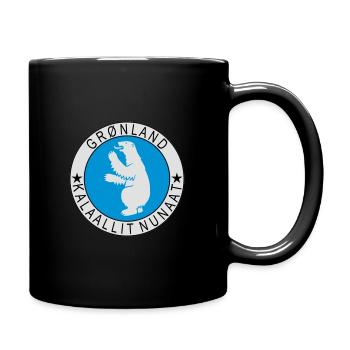 Greenland - Tasse einfarbig - Schwarz - Rechts