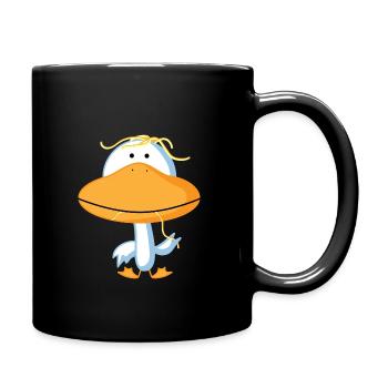 Duck al dente (b) - Full Colour Mug - black - Right