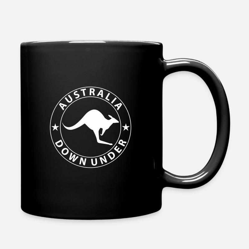 Australia Design 2 - Mug uni - noir