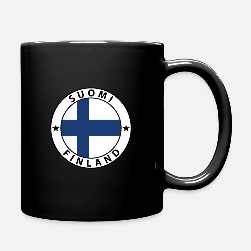 Finlande - Mug uni - noir