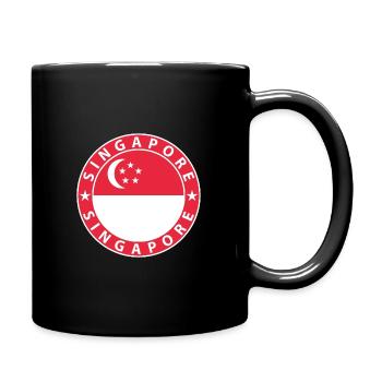 Singapore - Full Colour Mug - black - Right