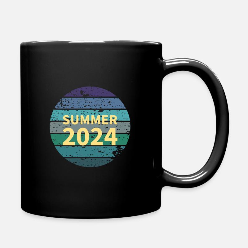 Summer 2024. Fun and water! - Tasse einfarbig - Schwarz