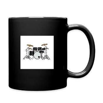 Les tambours : le rythme dans le sang - Mug uni - noir - Droite