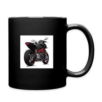 Design de moto noir - Sportif - Mug uni - noir - Droite