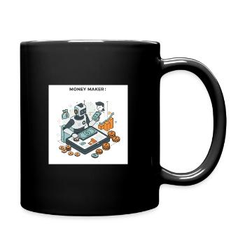 The Art of Making Money: Paths to Prosperity - Full Colour Mug - black - Right