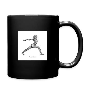 Yoga - Tasse einfarbig - Schwarz - Rechts