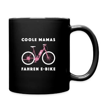 E Bike Mama Elektrofahrrad Elektrisches Fahrrad - Tasse einfarbig - Schwarz - Rechts