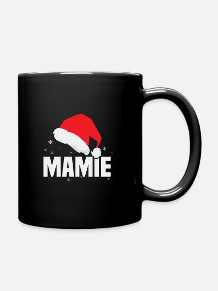 Mamie noël, Noël cadeau Mamie - Mug uni - noir