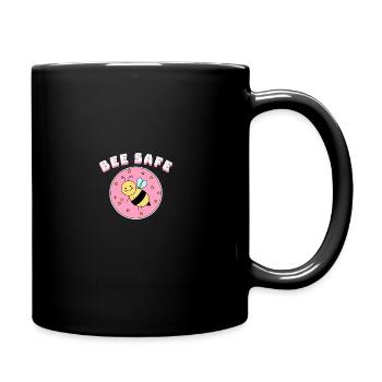 Bee Safe Biene - Tasse einfarbig - Schwarz - Rechts