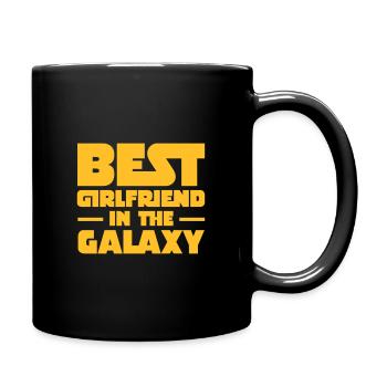 Best Girlfriend In The Galaxy - Full Colour Mug - black - Right