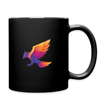 Der Rabe! - Tasse einfarbig - Schwarz - Rechts