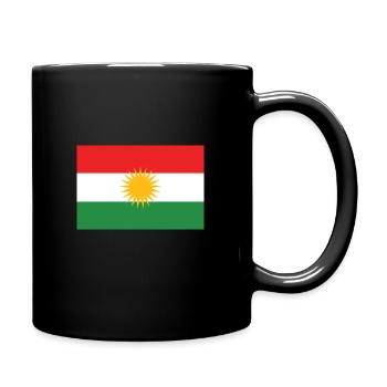 Kurdistan✌🏼 - Tasse einfarbig - Schwarz - Rechts